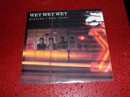 WET WET WET WISHING I WAS LUCKY PROMO 45 VINYL RECORD - $142.65 MXN