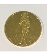 24k Gold On Sterling Silver The Birth Of Venus 100 Greatest Masterpieces... - $219.55 CAD