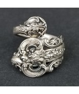 sterling spoon ring vintage &quot;Wallace&quot; 925 silver ladies mens ADJUSTABLE - $842.87 MXN