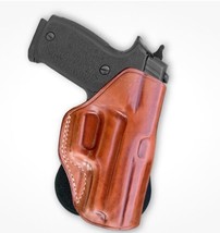 Fits SIG P225/ P228/ P229 With Rail Leather Paddle Holster Open Top #107... - £51.96 GBP