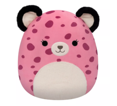 Squishmallows 16&quot; Jalisca the Pink Leopard with Fuzzy Belly Plush Toy - £33.57 GBP