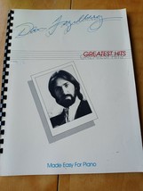 Dan Fogelberg Greatest Hits Made Easy For Piano Spiralbound Songbook - £79.04 GBP