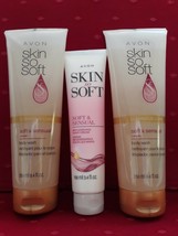 AVON SKIN SO SOFT LUMINOUS LUXE 3PC SOFT &amp; SENSUAL HAND CREAM &amp; 2-BODY W... - $29.39