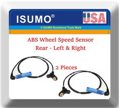 2 ABS Wheel Speed Sensor Rear Left &amp; Right For BMW 320i 325Ci 325i 330Ci... - £15.33 GBP