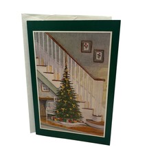 Christmas Morning Greeting Card By Dennis Francesconi Mouth Painter - $5.93