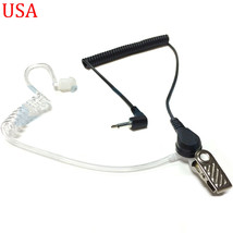 3.5mm Clear Acoustic Tube Listen Only Earpiece FBI style 1 yr  SCANNER - £12.74 GBP