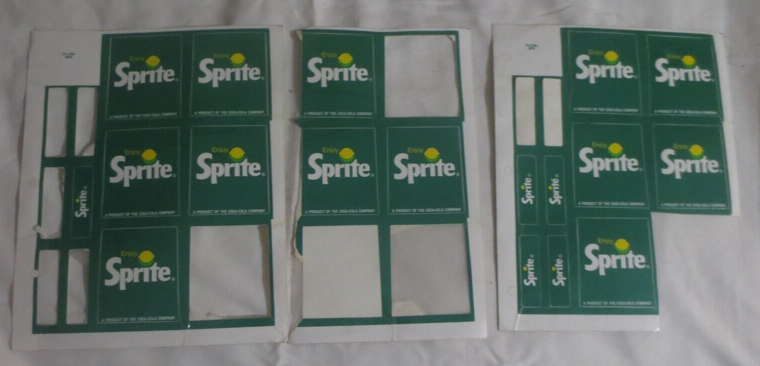 Sprite Trademark Decal Sheets - $1.49