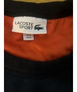 Lacoste Mens Black Spelled out Crewneck Sweatshirt Size Medium (M) - £22.07 GBP
