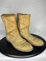 Biltrite Tan Suede Cowboy Boots Men’s Size 12  - £35.04 GBP