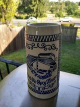 Grand Ole Opry House Cobalt Beer Mug Ceramarte Brazil Nashville Unused - £7.83 GBP