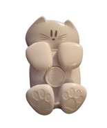 Post It Note Dispenser Cat Weighted White Pop-Up Desk Office Work Home K... - £8.14 GBP