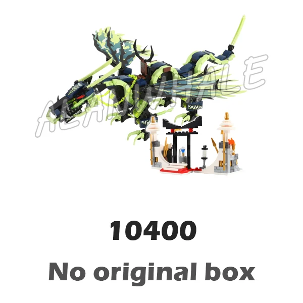 658pcs Shinobi Attack of the Morro Dragon Green Crystal -No original box PDF - $73.42