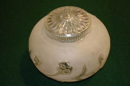 Light Fixture Shade 1940&#39;s Bedroom Bathroom Den Frosted Glass  - $16.00