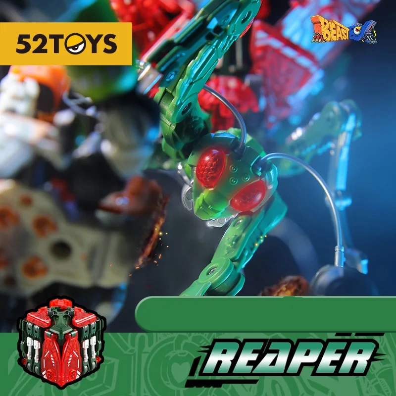 52TOYS Deformation Toy BB-28 Beast Box Series Green Praying Mantis Mecha... - £45.46 GBP