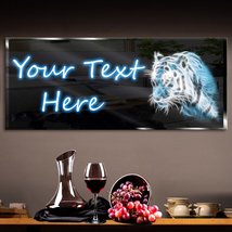 Personalized white tiger neon sign 600mm x 250mm 957261 thumb200