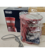DeLonghi drip coffee maker ICM14011J (Red) - $1,088.03 MXN