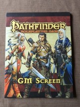 Paizo Pathfinder GM Screen with cover sheet D&amp;D 3.5 OGL rpg HC 2009 PZO1113 - $19.34