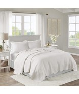 Full/Queen (90 In X 90 In) Medallion White 3 Pc. Madison Park Tuscany Quilt - $149.49 CAD