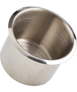 Small, Single Standard Stainless Steel Drop-In Cup Holder by - $268.56 MXN