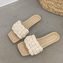 D new women weave slippers women flat open toe sandals hot fashion design leisure shoes thumb200