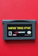 Rampage Puzzle Attack Nintendo Game Boy Advance Authentic Nice Conditon - £11.24 GBP