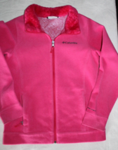 Columbia Girls Pink Fleece Jacket With Omni-Heat Size M 1838871 - £13.19 GBP