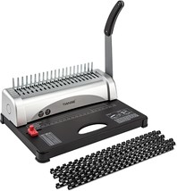 Tianse Binding Machine, 21-Holes, 450 Sheets, Comb Binding Machines With... - $1,230.91 MXN
