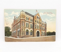 1915 Sioux Falls SD New Post Office Building Postcard Posted - £7.66 GBP