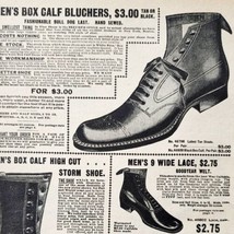1900 Mens Goodyear Dress Shoes Advertisement Victorian Sears Roebuck 5.25 x 7&quot; - £14.60 GBP