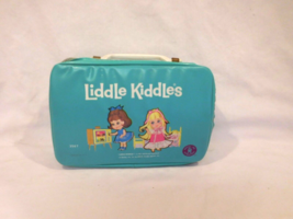 Vintage Liddle Kiddles Telly Viddle &amp; Beddy-Bye Biddle Blue Doll Case 1967 - $29.70