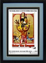 LARGE Bruce Lee Poster Enter the Dragon Framed Movie Poster - £69.61 GBP