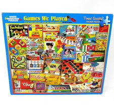 Games We Played Jigsaw Puzzle 24x30&quot; 1000 Pieces White Mountain #9245 Family Fun - £13.95 GBP