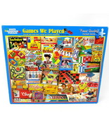 Games We Played Jigsaw Puzzle 24x30&quot; 1000 Pieces White Mountain #9245 Fa... - £13.95 GBP