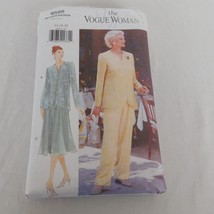 Vogue Woman 9596 Shirt Top Skirt Pants Plus Size 14 16 18 Pattern CUT Size 18 - £3.99 GBP
