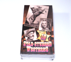 10 Star-Studded Westerns- 1996 3 VHS Tape Set NEW SEALED - $5.93