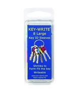 Key ID Sleeve LRG PK8 by KEY-WRITE MfrPartNo 080106 - $23.90 CAD
