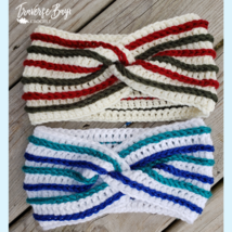 Crochet jolly twist headband adult size PATTERN ONLY - £6.32 GBP