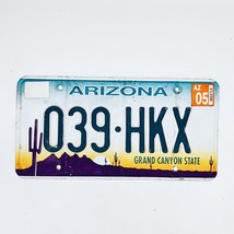 2005 United States Arizona Grand Canyon Passenger License Plate 039-HKX - £14.69 GBP
