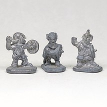 Archive Miniatures Goblins 35mm 3 Figure Lot Vintage 1970s Middle Earth ... - $14.70