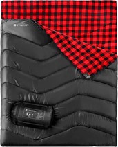 Double/Single Sleeping Bag for Adults Camping, Extra Wide 2 Person Waterproof - £72.10 GBP