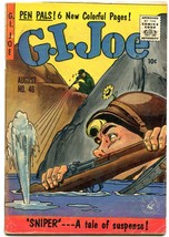 Gi Joe #46 1956--SNIPER COVER--ZIFF Davis COMICS--WAR Vg - £40.71 GBP