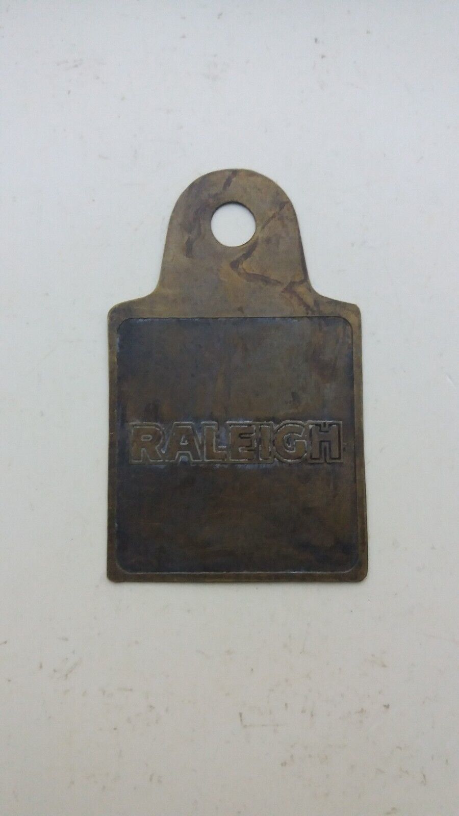 Insigne Vintage Vélo Raleigh - Tête De Vélo Avec Héron, Nottingham Angleterre, Métal, Occasion