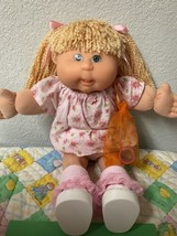 Vintage Cabbage Patch Kid Play Along Girl PA-1 Butterscotch Hair Green E... - £137.66 GBP