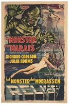 CREATURE FROM THE BLACK LAGOON (1954) 3D Belgian Signed by Director JACK... - £679.45 GBP