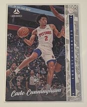 2021-22 Panini Chronicles Luminance Cade Cunningham Rookie NBA Pistons C... - $1.70