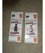 Lot of 2 Vintage 1984 Philadelphia Flyers Playoffs Game 11 Ticket Stubs - $17.82