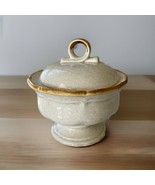 Mikasa Garden Club  Sugar Bowl With Lid Stoneware Beige EC 400 Japan - £11.99 GBP