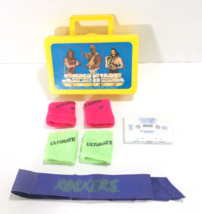WWF Superstars 90s Lunchbox (LOT) Hulk Warrior WristBands Rockers HeadBand +More - £147.80 GBP