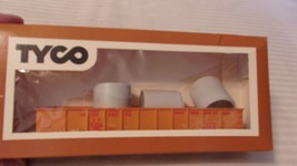 HO Scale Tyco 40&#39; Union Pacific Gondola Car with Pipe load, Yellow, #159 BNOS - £23.60 GBP