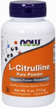 NOW Supplements, L-Citrulline Pure Powder, Supports Protein Metabolism*,... - $32.99